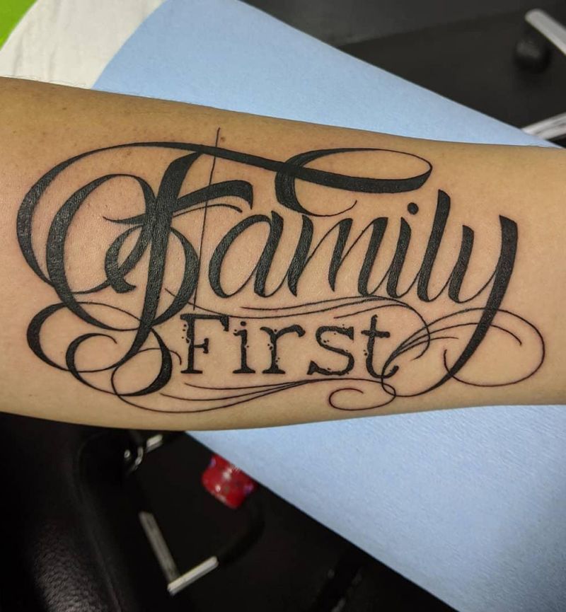20 Unique Family First Tattoos You Must Love