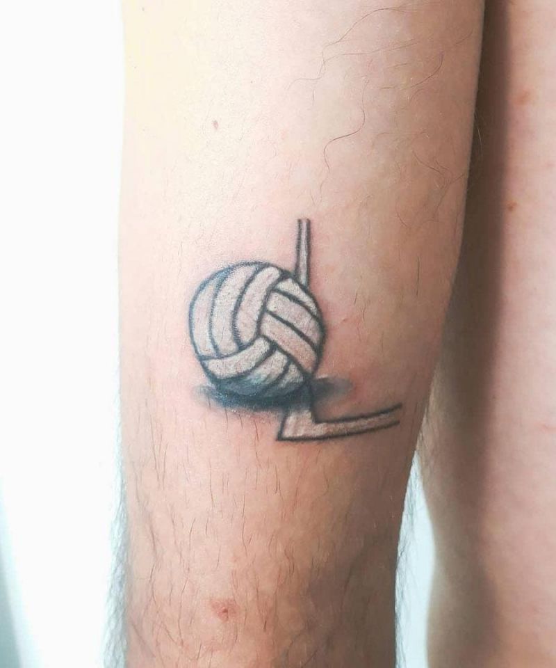 20 Unique Volleyball Tattoos You Must Love