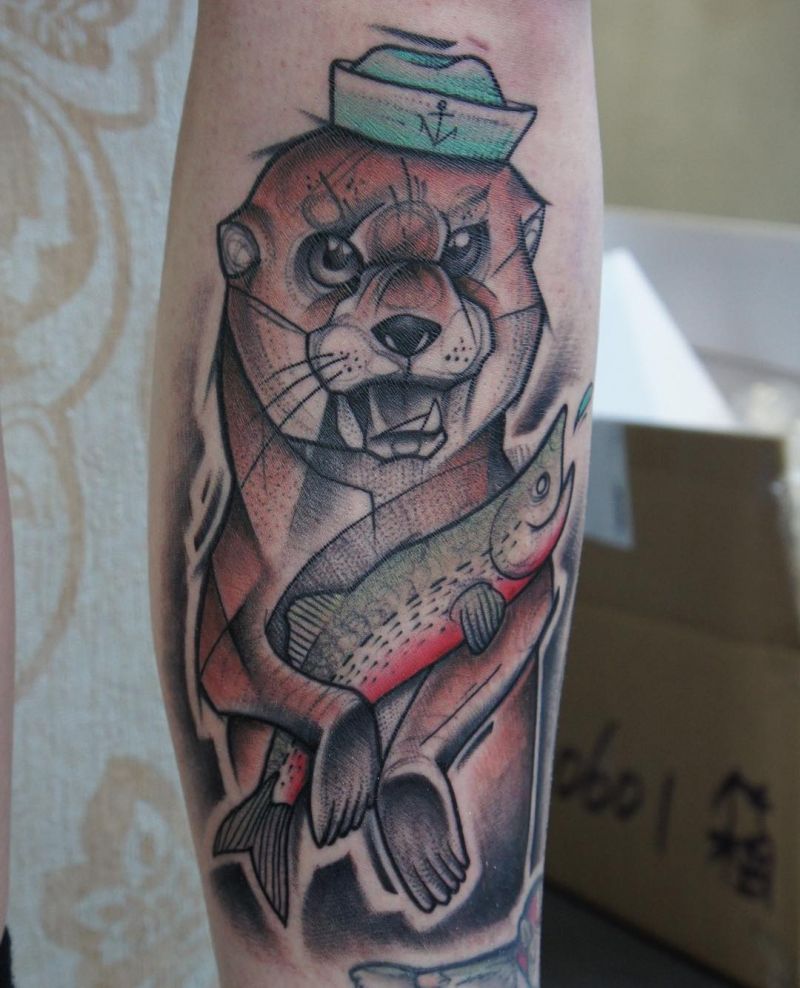 20 Unique Sea Otter Tattoos You Can Copy