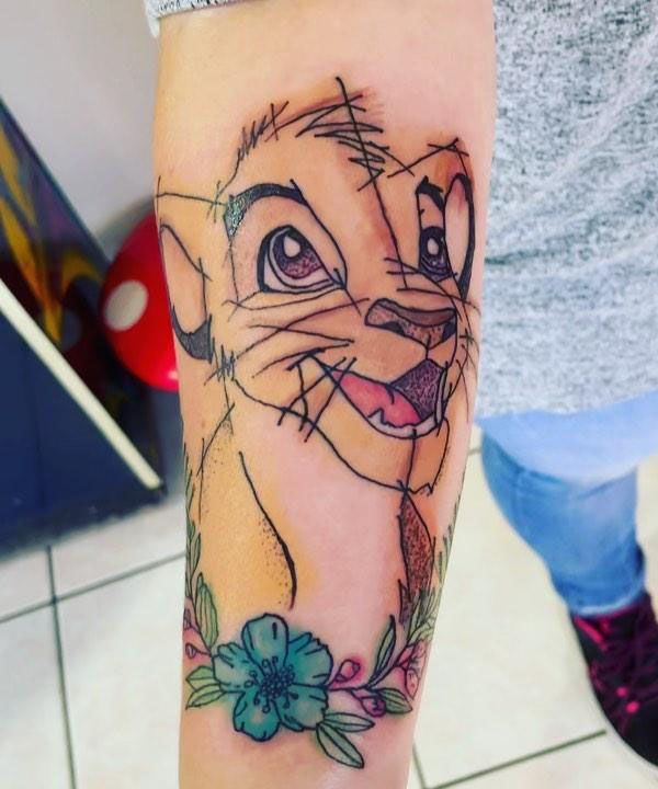 20 Cool Simba Tattoos You Can’t Miss