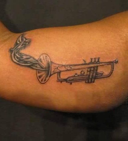 20 Cool Trombone Tattoos Make You Attractive