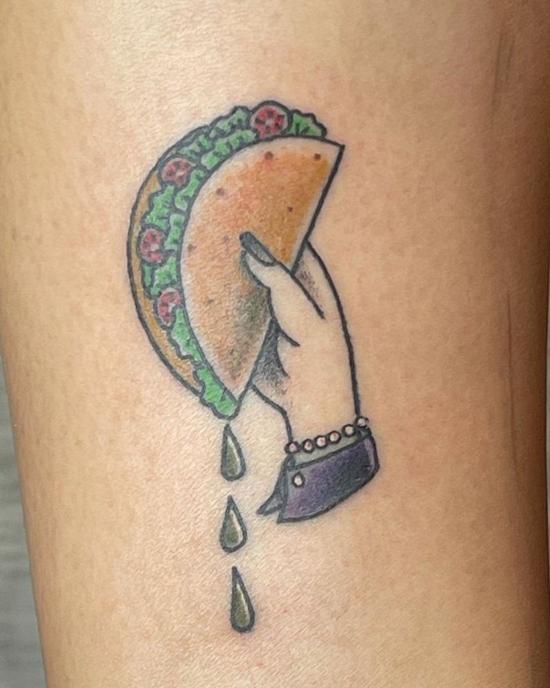 20 Cool Taco Tattoos for Your Inspiration