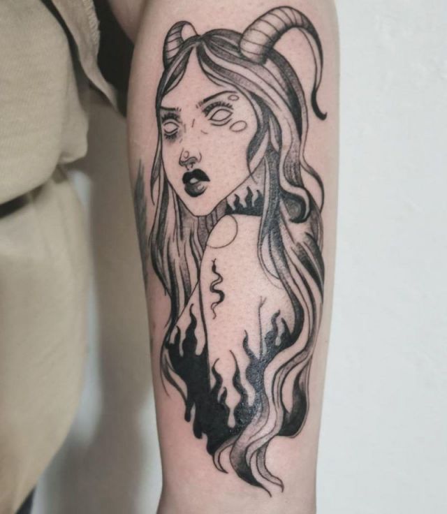 20 Excellent Lilith Tattoos Make You Charming
