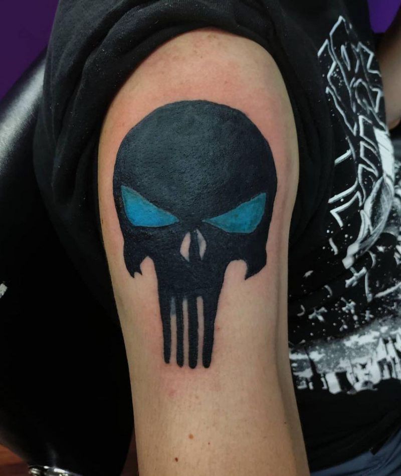 20 Cool Punisher Tattoos You Can’t Miss
