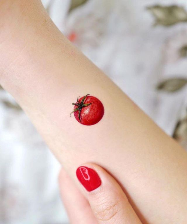 20 Elegant Tomato Tattoos Make You Attractive