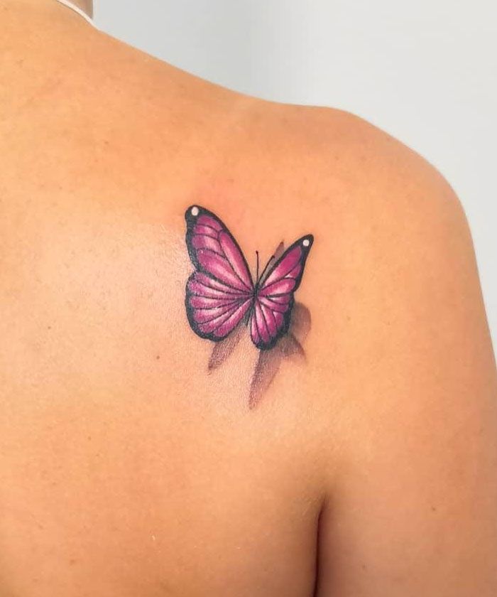 20 Elegant 3D Butterfly Tattoos You Must Love