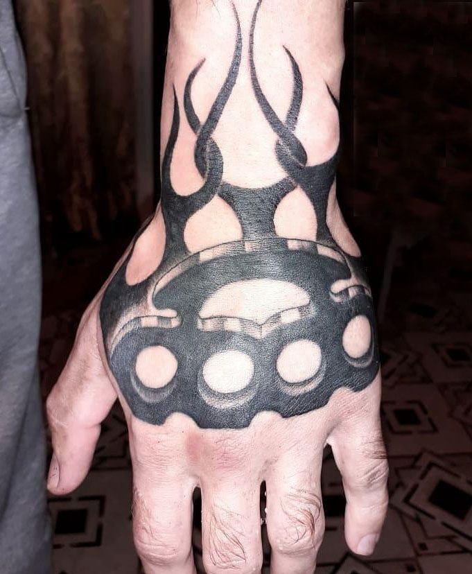 20 Unique Brass Knuckle Tattoos You Can Copy