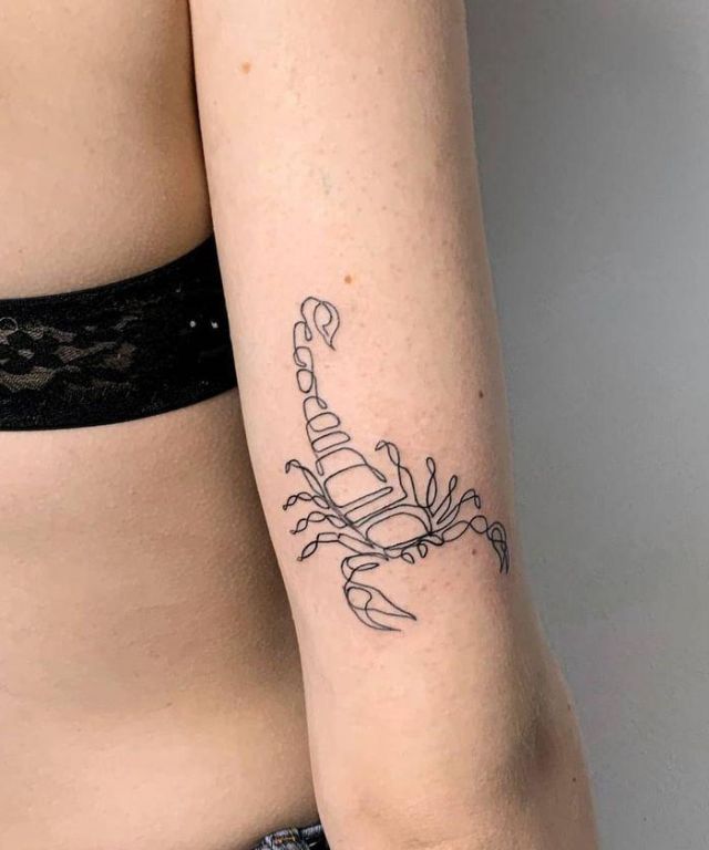 20 Elegant One Line Tattoos to Inspire You