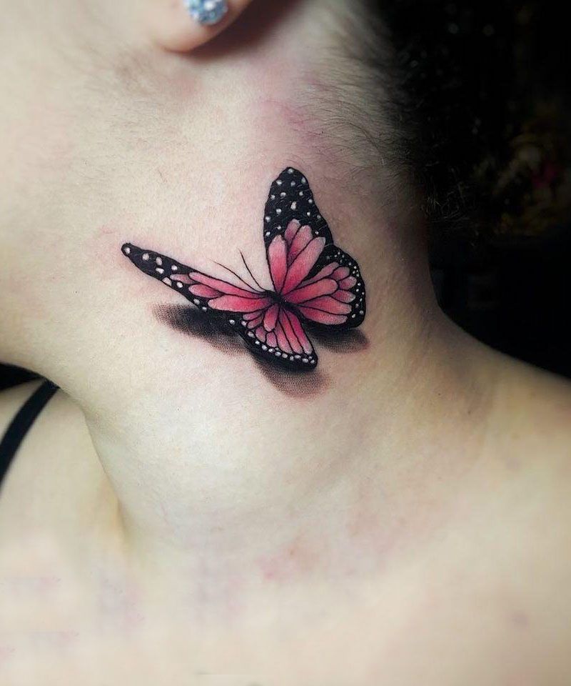 20 Elegant 3D Butterfly Tattoos You Must Love
