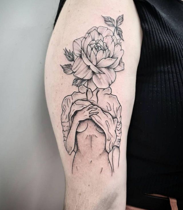 20 Elegant Flower Girl Tattoos Make You Attractive