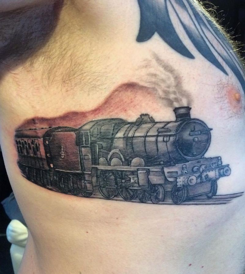 20 Cool Steam Engine Tattoos for Your Inspiration