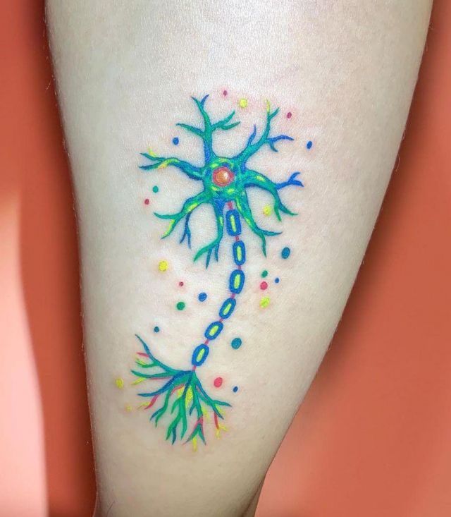 20 Elegant Neuron Tattoos Make You Attractive