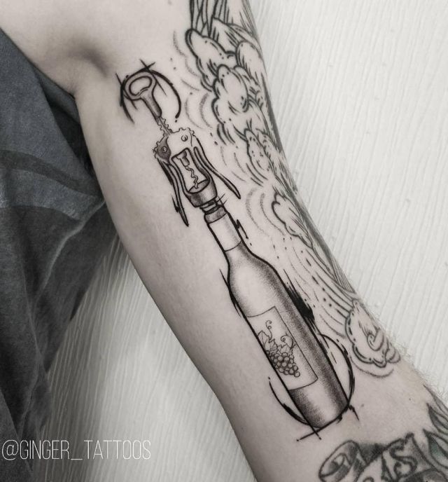 20 Amazing Corkscrew Tattoos You Can Copy