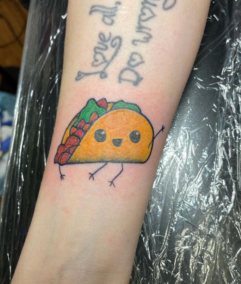 20 Cool Taco Tattoos for Your Inspiration