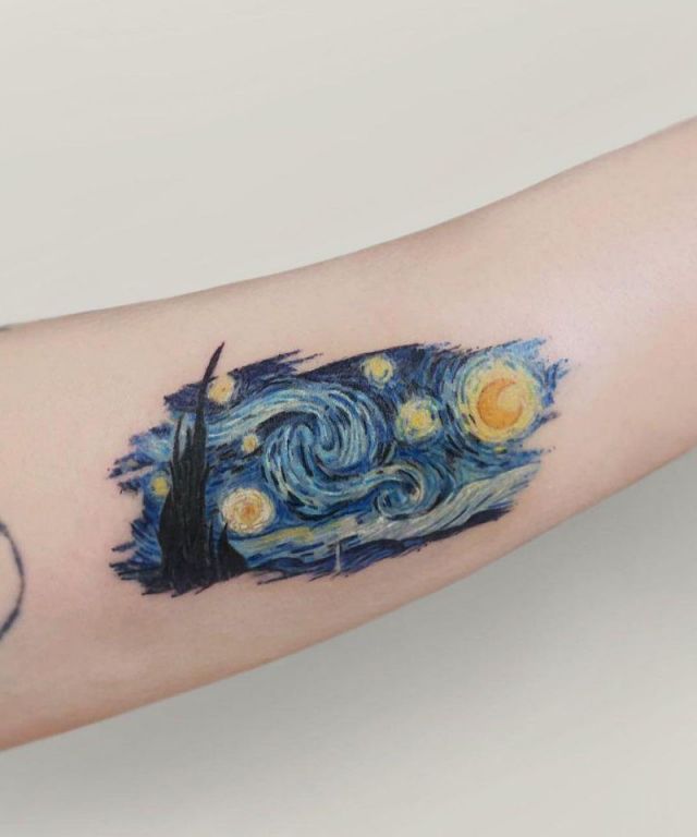 20 Great Van Gogh Tattoos Make You Attractive