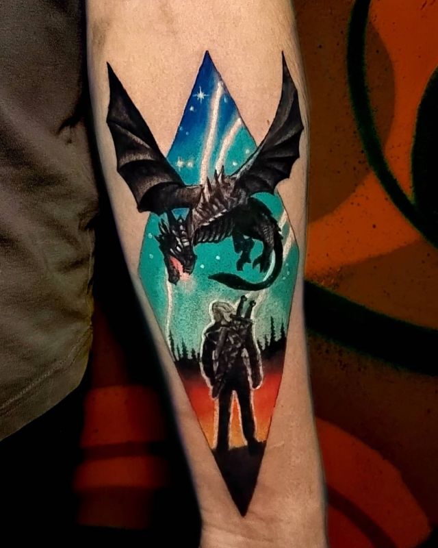 20 Classy Witcher Tattoos You Can’t Miss