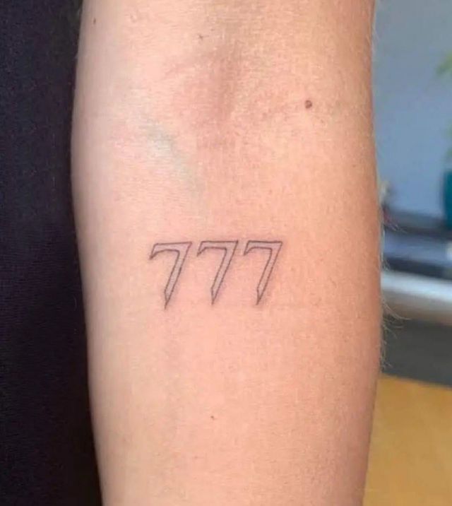 20 Unique 777 Tattoos You Can Copy