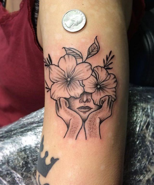 20 Elegant Flower Girl Tattoos Make You Attractive