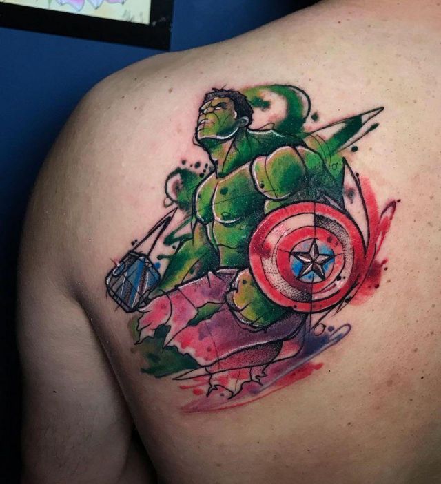 20 Great Hulk Tattoos You Can Copy
