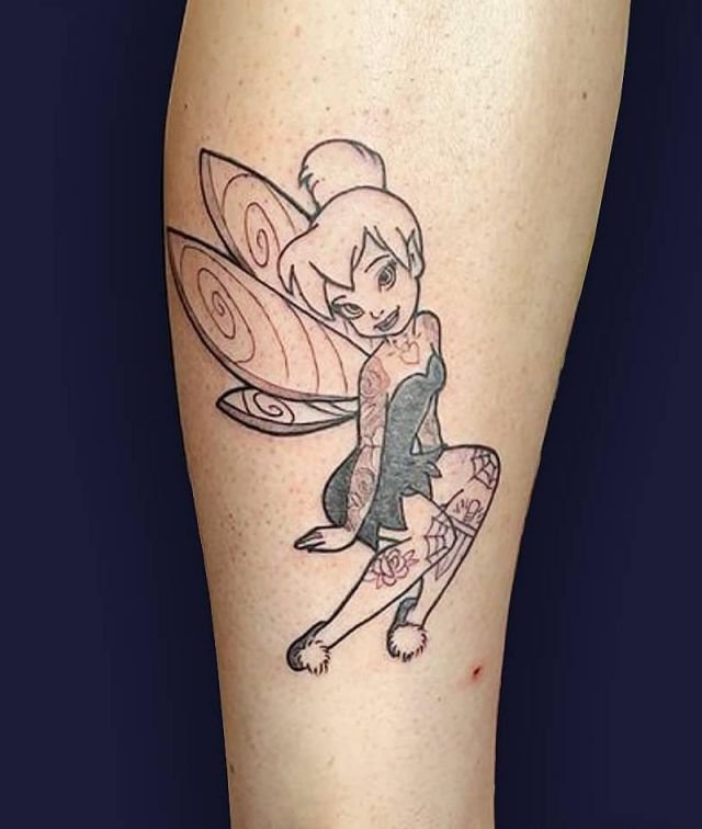 20 Unique Tinker Bell Tattoos You Will Love
