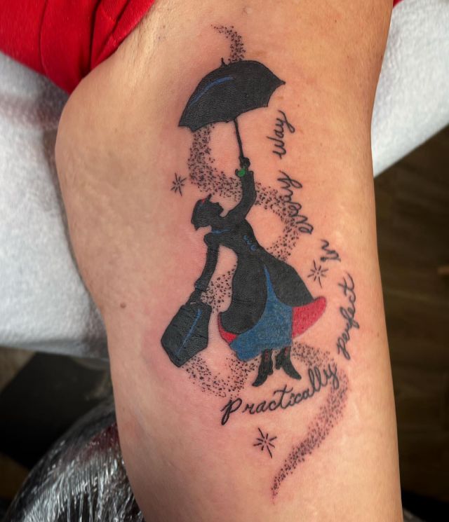 20 Elegant Mary Poppins Tattoos You Can Copy