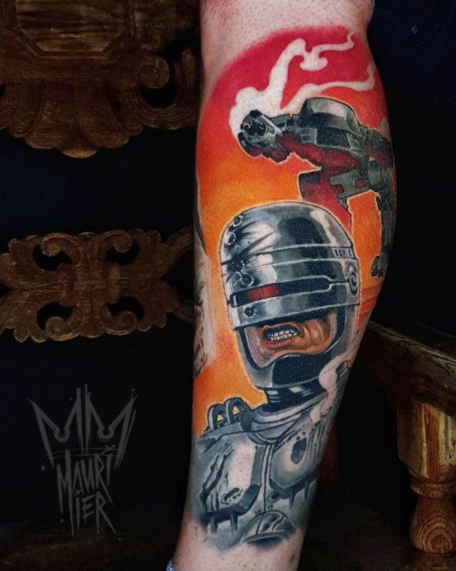 20 Cool RoboCop Tattoos Make You Attractive