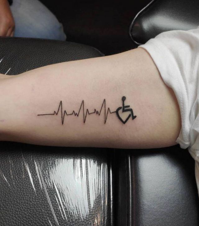 20 Cool Wheel Chair Tattoos for Your Inspiration