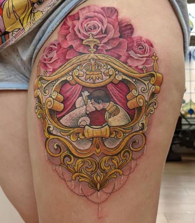 20 Lovely Cinderella Tattoos for Your Inspiration