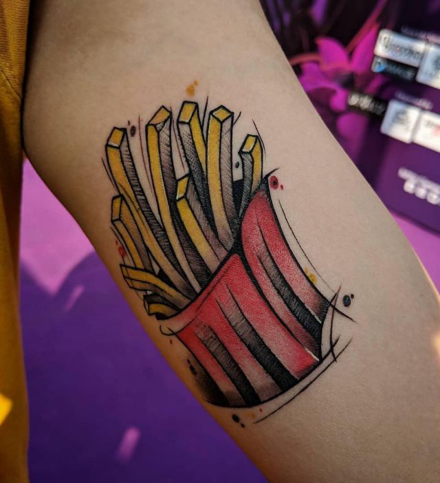 20 Cool French Fries Tattoos You Must Love