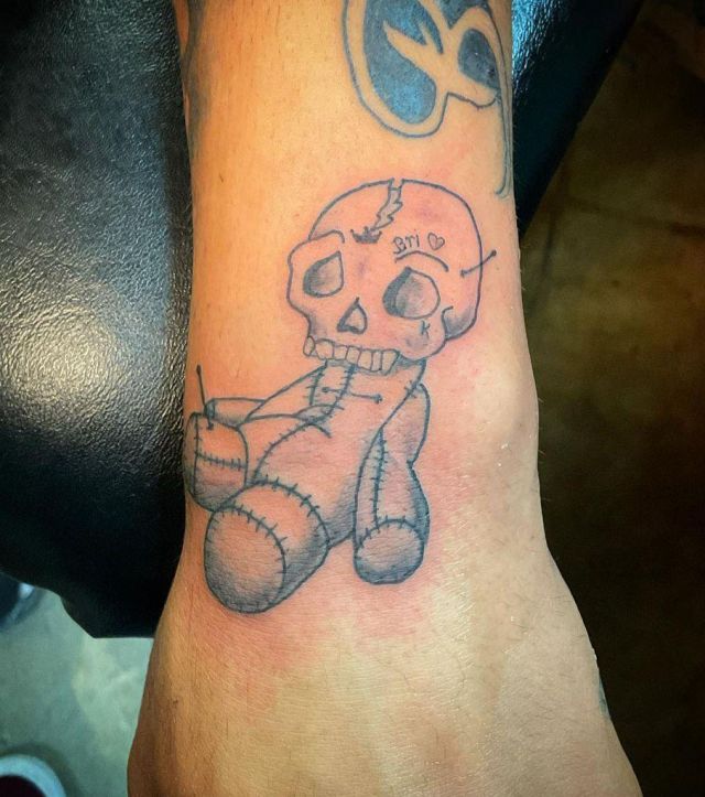 20 Awesome Voodoo Doll Tattoos You Must Love