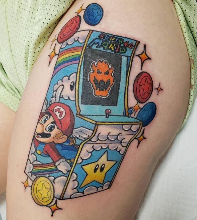 20 Cool Super Mario Tattoos for Your Inspiration