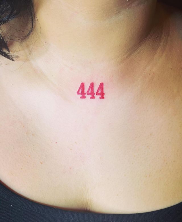20 Beautiful 444 Tattoos You Must Love