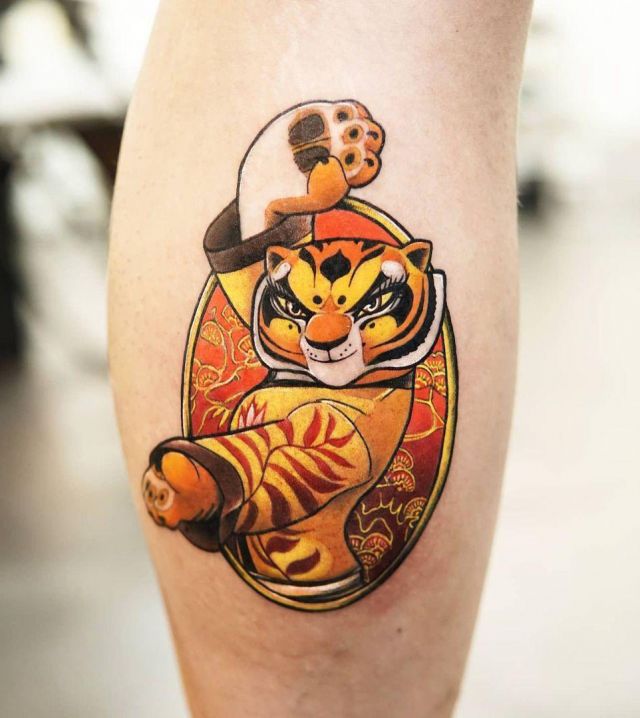 20 Unique Kung Fu Panda Tattoos Make You Charming