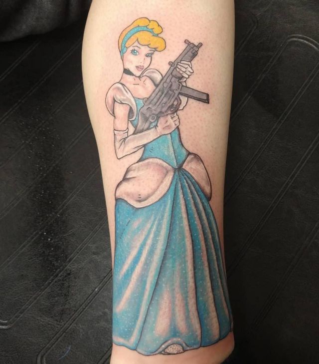 20 Lovely Cinderella Tattoos for Your Inspiration