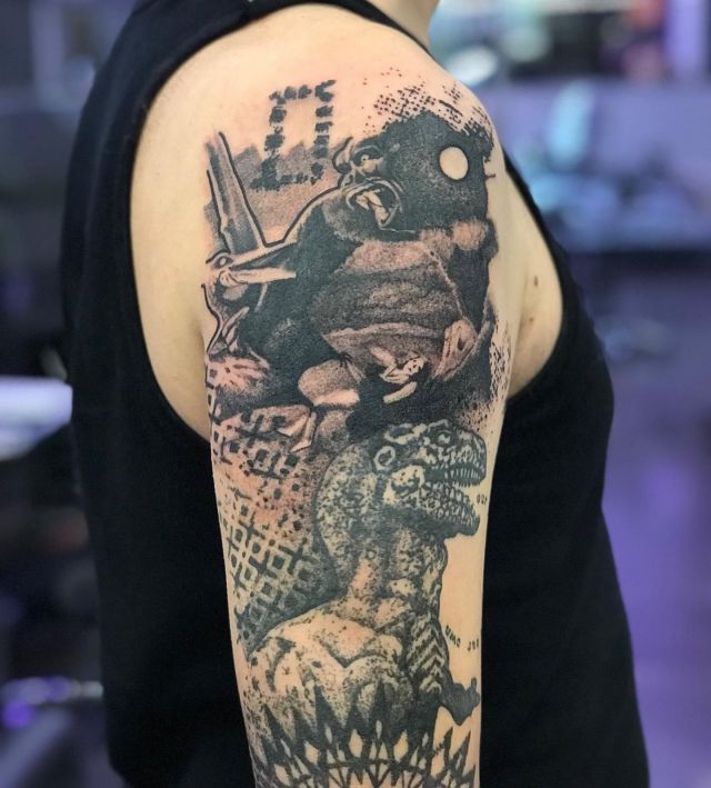 20 Cool King Kong Tattoos for Your Inspiration