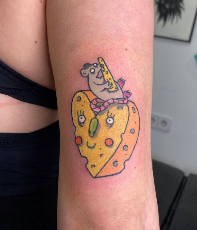 20 Cool Cheese Tattoos You Must Love