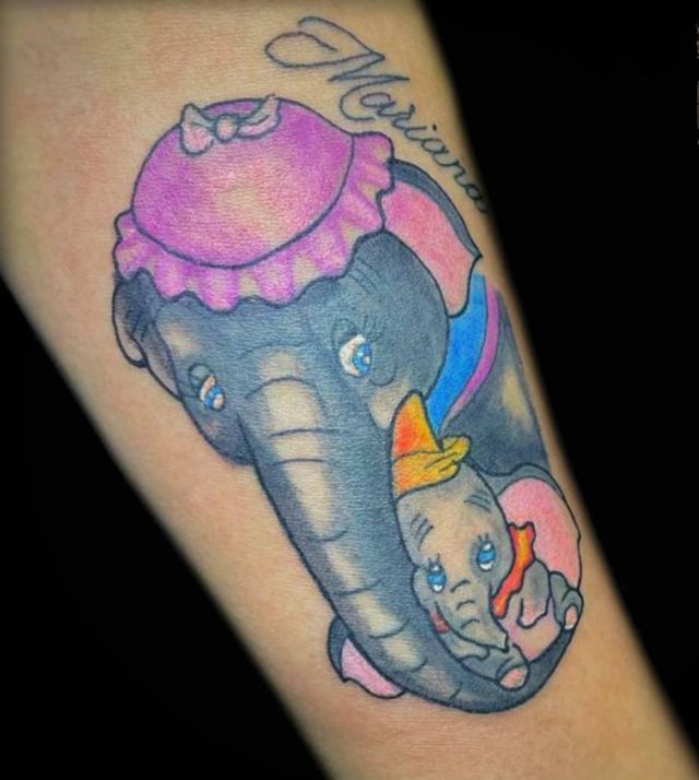20 Funny Dumbo Tattoos You Can Copy