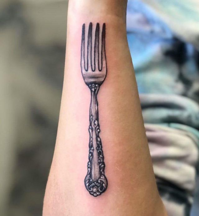 20 Unique Fork Tattoos for Your Inspiration