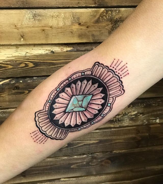 20 Elegant Turquoise Tattoos Make You Attractive