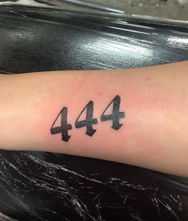20 Beautiful 444 Tattoos You Must Love