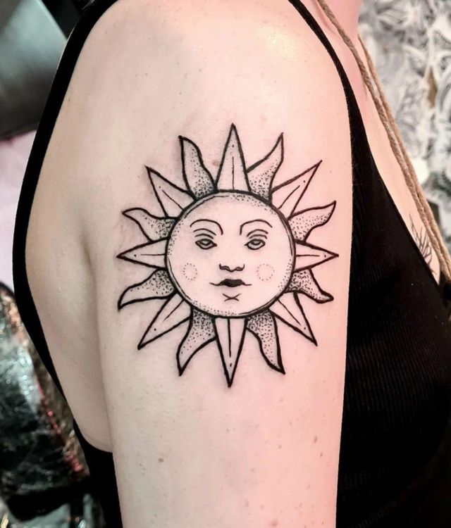 20 Cool Sunshine Tattoos Make You Attractive