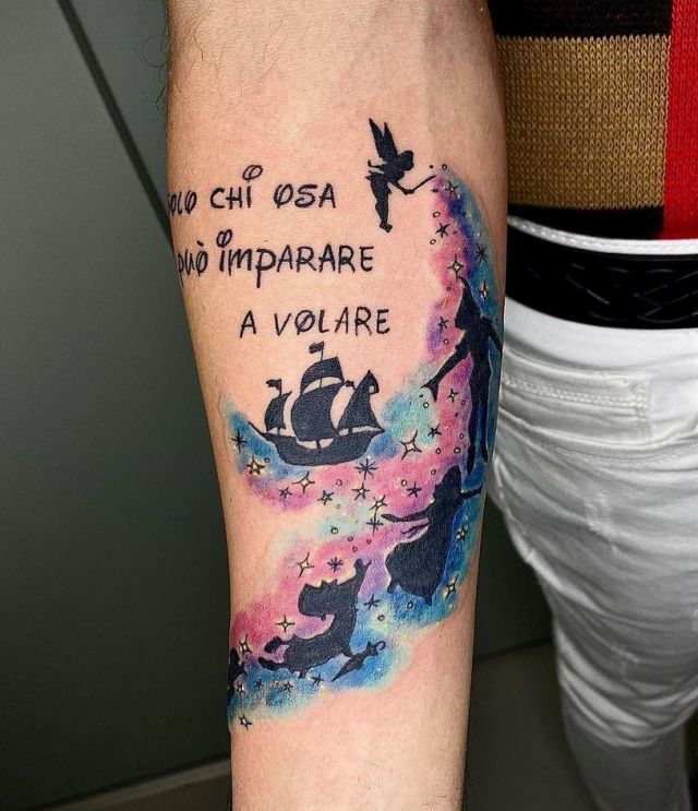 20 Cool Peter Pan Tattoos Make You Different