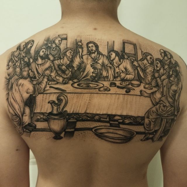 20 Awesome Last Supper Tattoos You Must Love