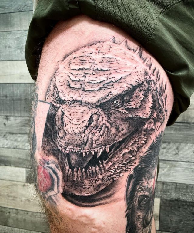 20 Cool Godzilla Tattoos to Inspire You