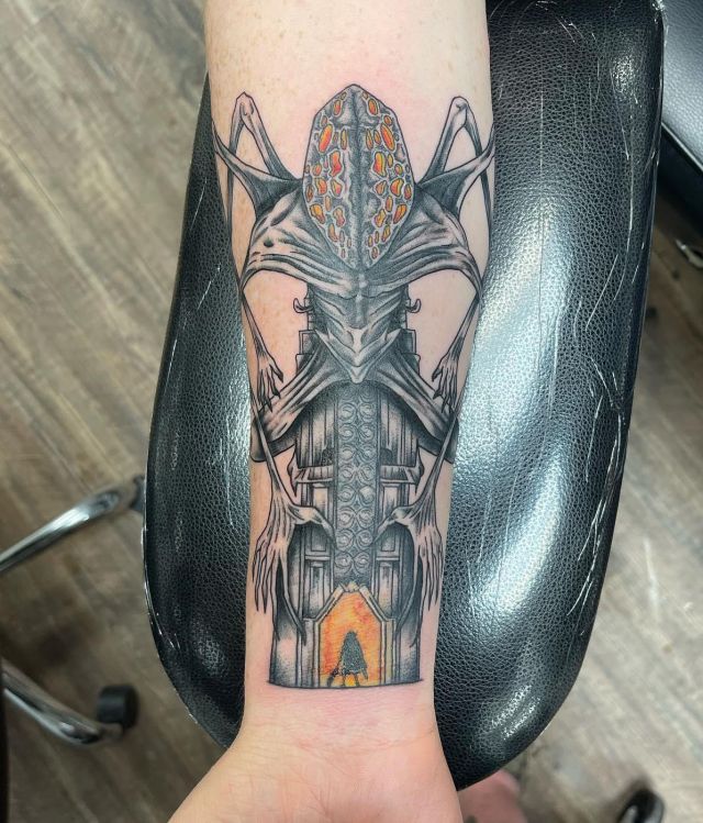 Unique Bloodborne Tattoo on Arm