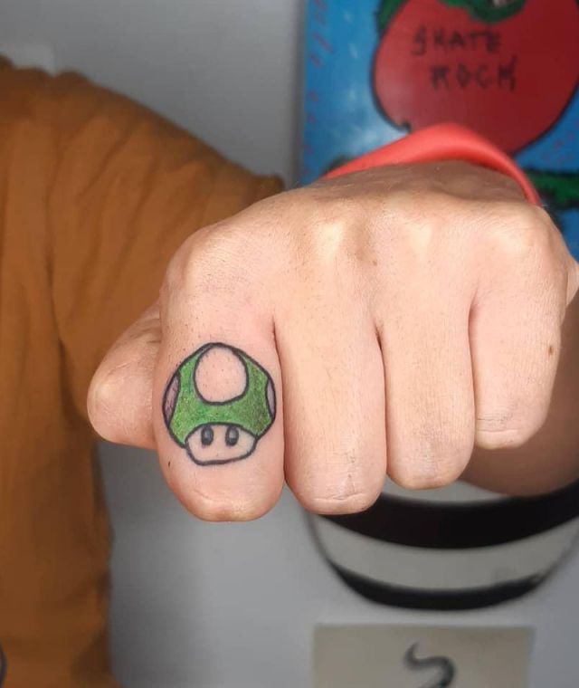 20 Cool Mario Mushroom Tattoos You Can Copy