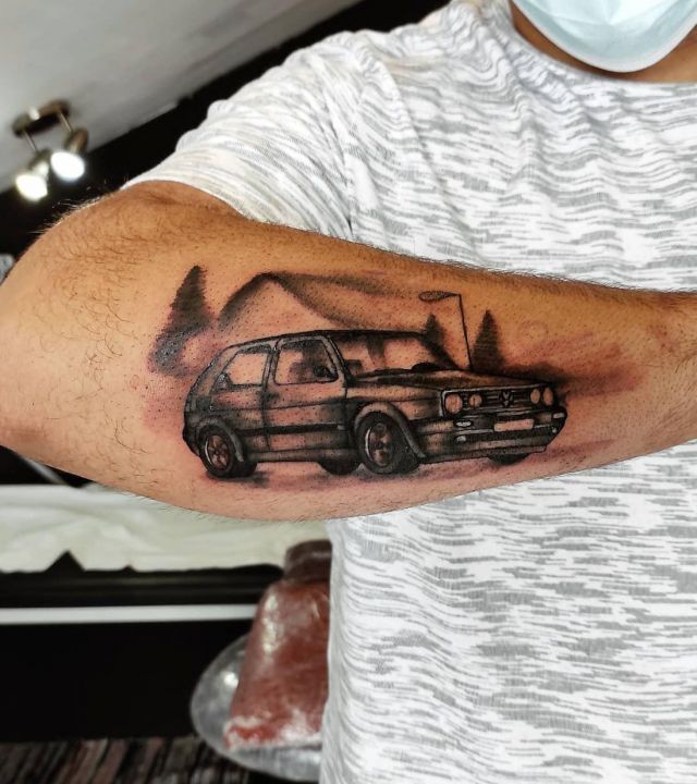 20 Cool Volkswagen Tattoos for Your Inspiration