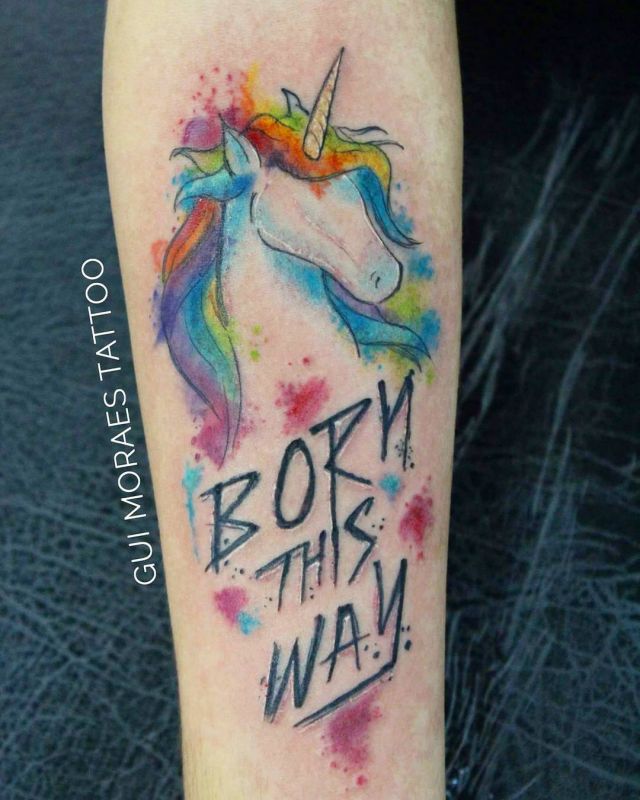 20 Pretty Born This Way Tattoos for Your Inspiration
