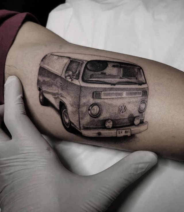 20 Cool Volkswagen Tattoos for Your Inspiration