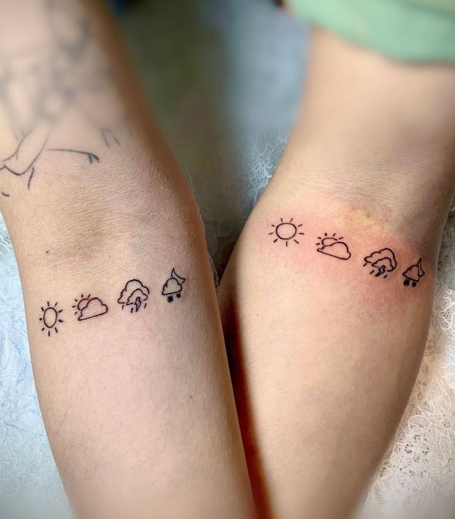 20 Pretty Weather Tattoos You Must Love